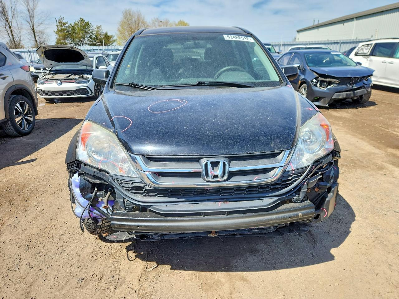 2010 Honda Cr-v Lx Черный vin: 5J6RE3H31AL800177