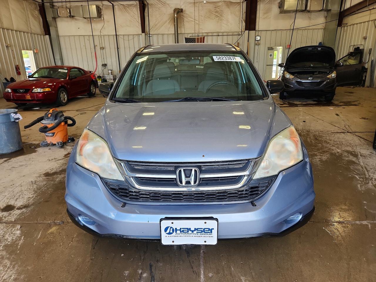 2011 Honda Cr-v Lx Blue vin: 5J6RE3H31BL012274