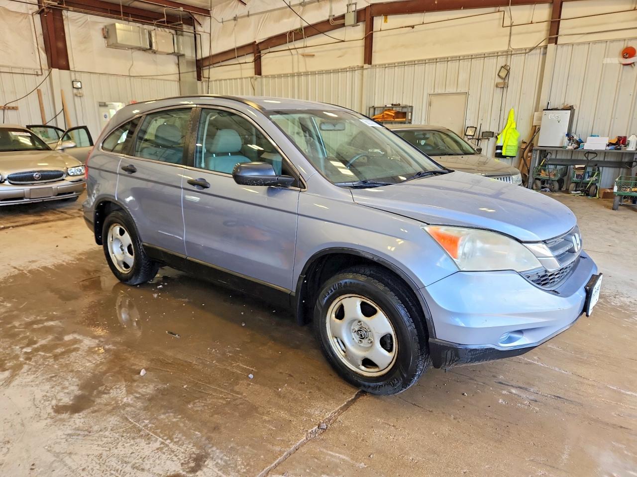 2011 Honda Cr-v Lx Blue vin: 5J6RE3H31BL012274