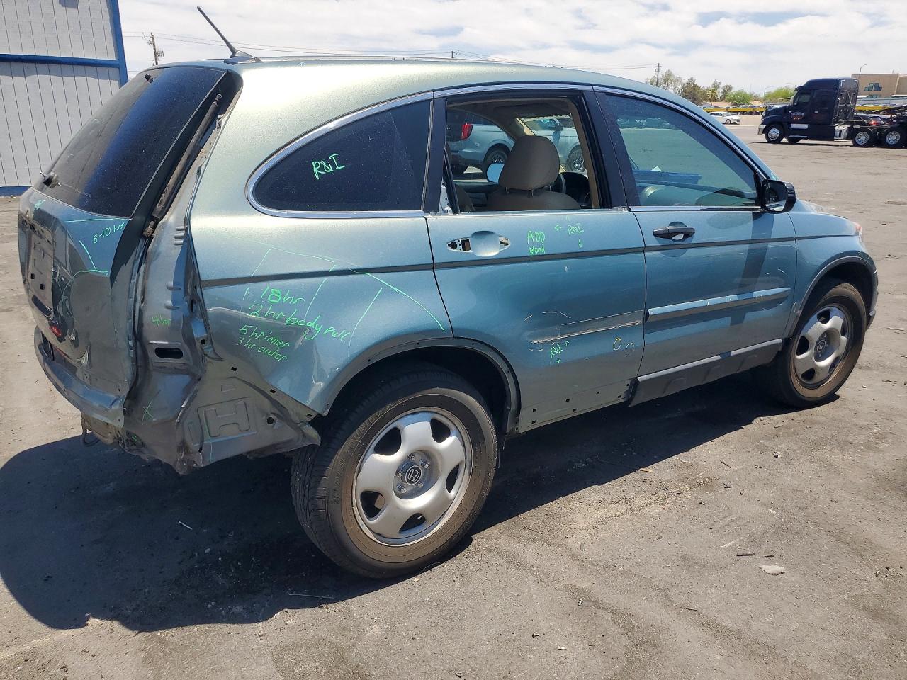 2011 Honda Cr-v Lx Blue vin: 5J6RE3H31BL031214