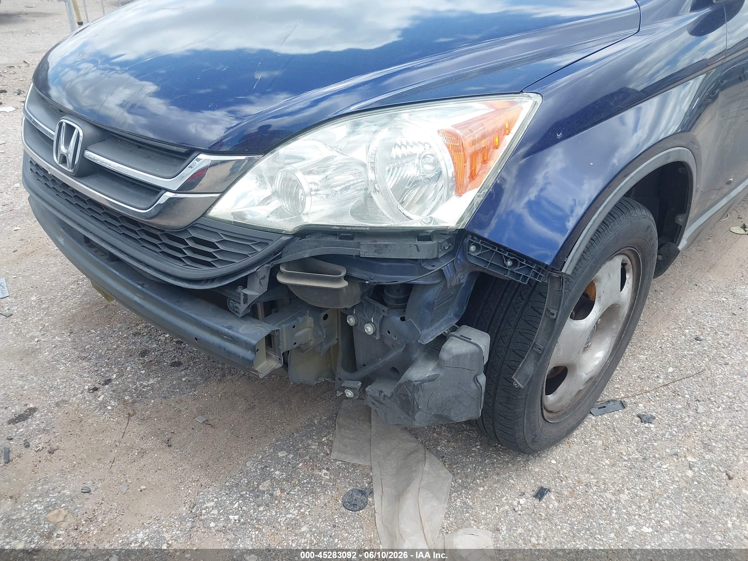 2011 Honda Cr-v Lx Blue vin: 5J6RE3H31BL041192