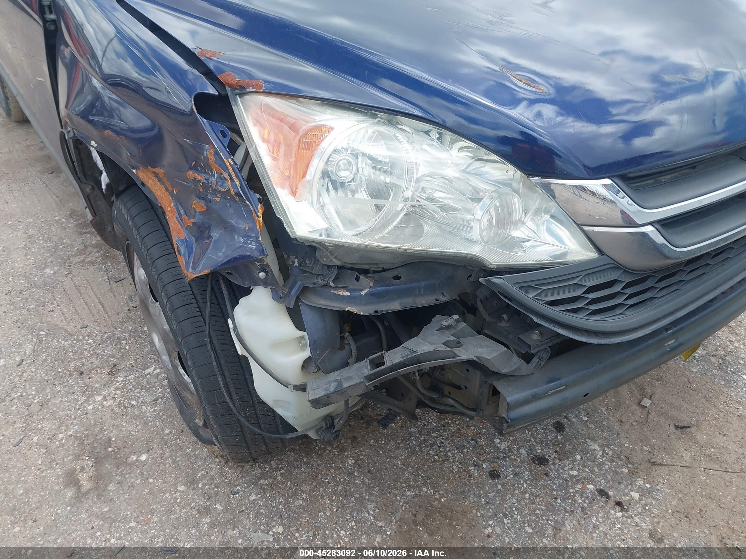 2011 Honda Cr-v Lx Blue vin: 5J6RE3H31BL041192