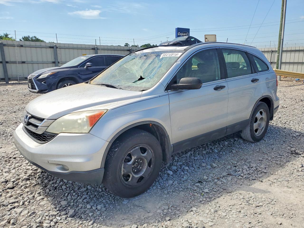 2011 Honda Cr-v Lx Silver vin: 5J6RE3H31BL056369