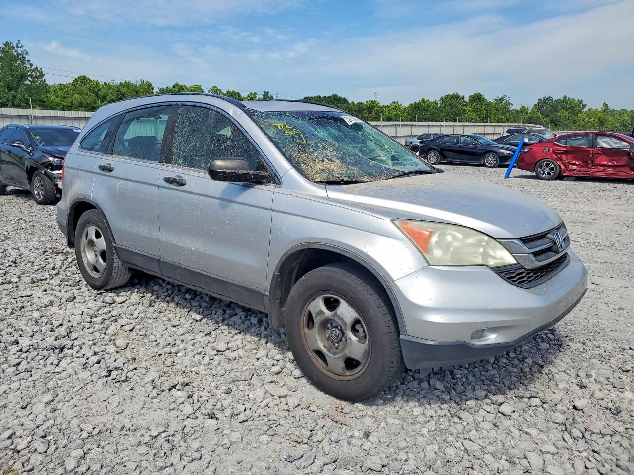 2011 Honda Cr-v Lx Silver vin: 5J6RE3H31BL056369