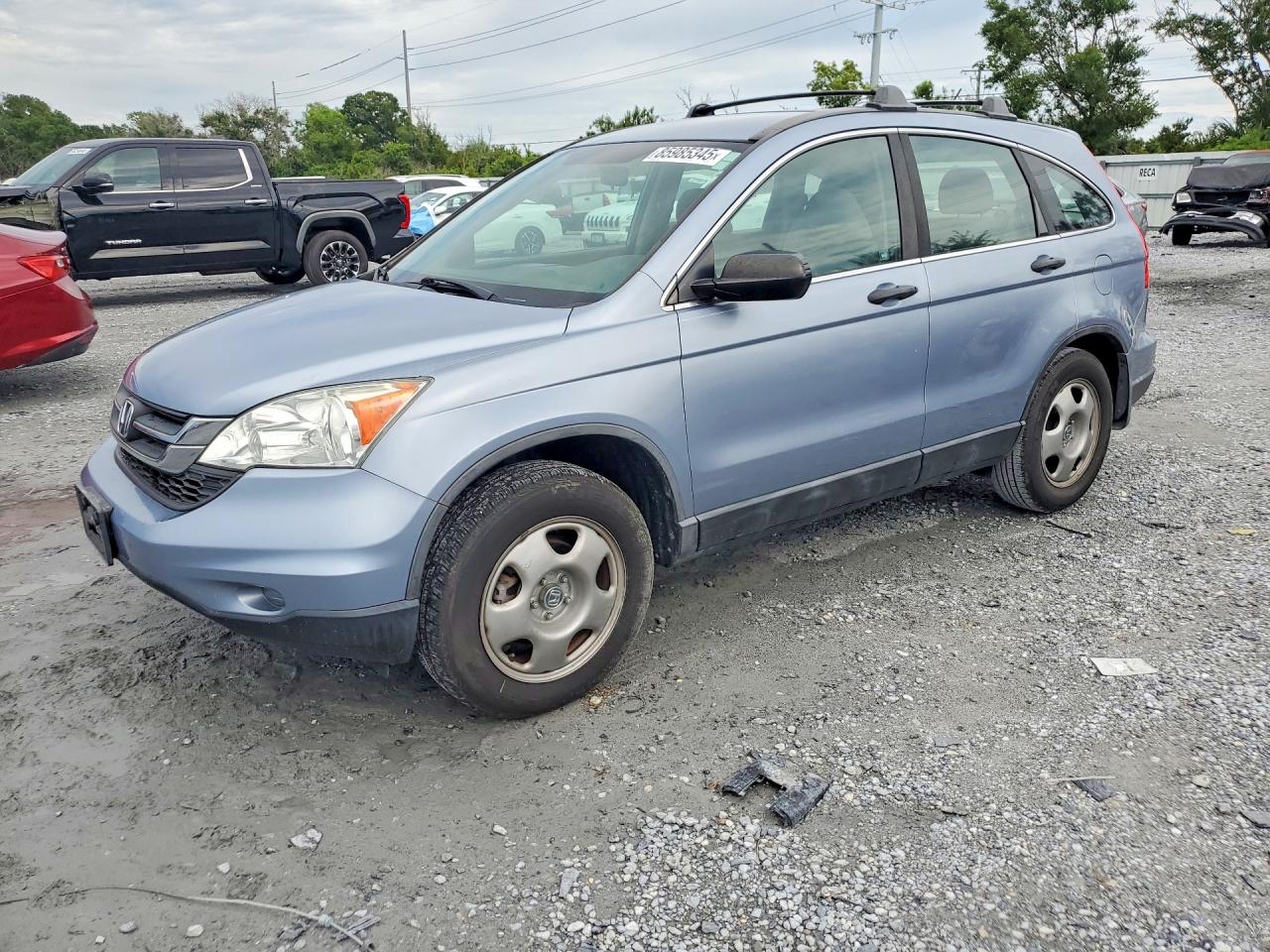 2011 Honda Cr-v Lx Blue vin: 5J6RE3H31BL059109