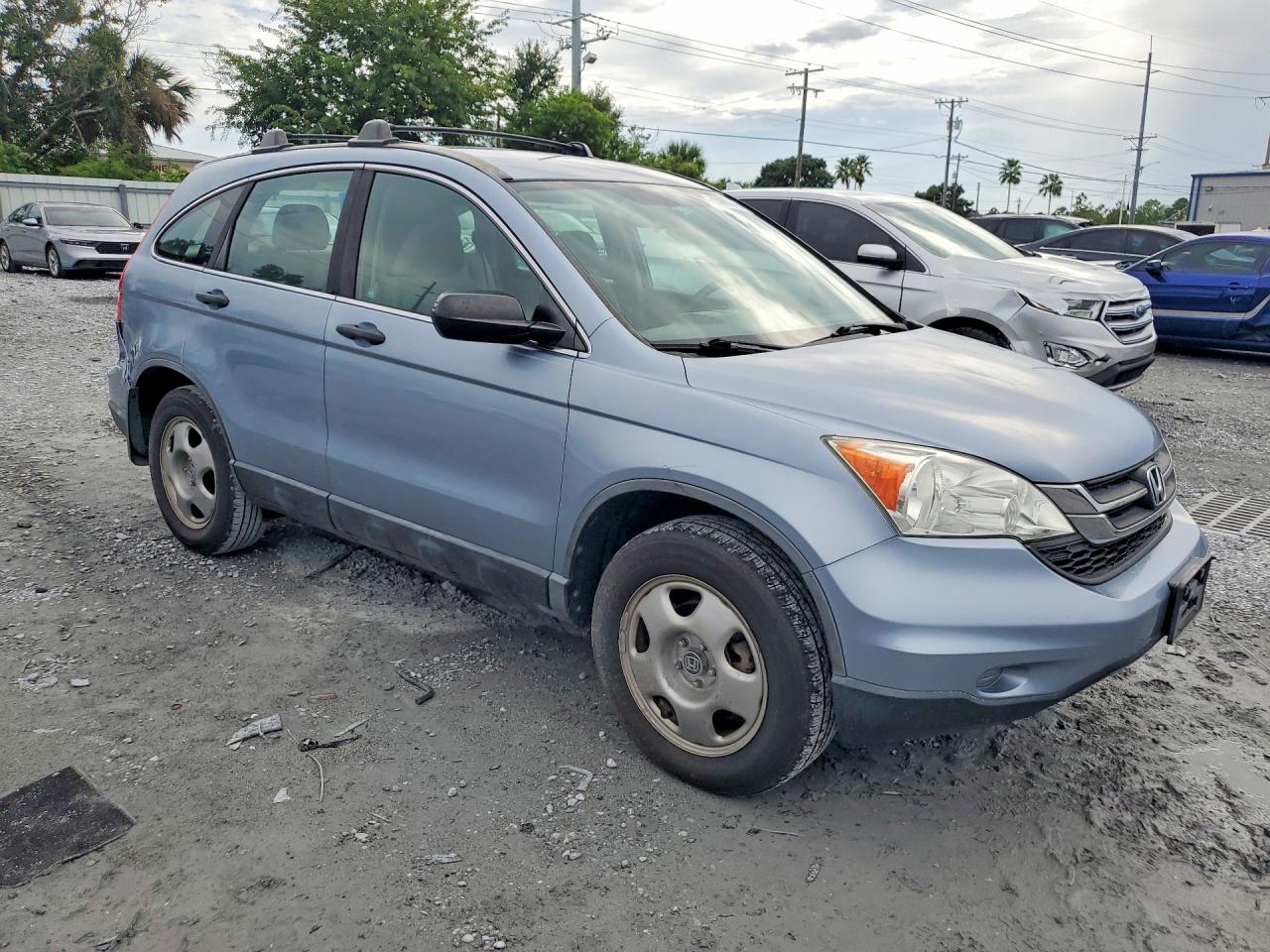 2011 Honda Cr-v Lx Blue vin: 5J6RE3H31BL059109