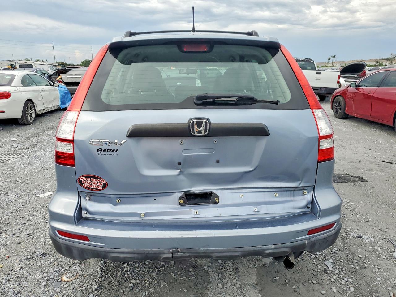 2011 Honda Cr-v Lx Blue vin: 5J6RE3H31BL059109