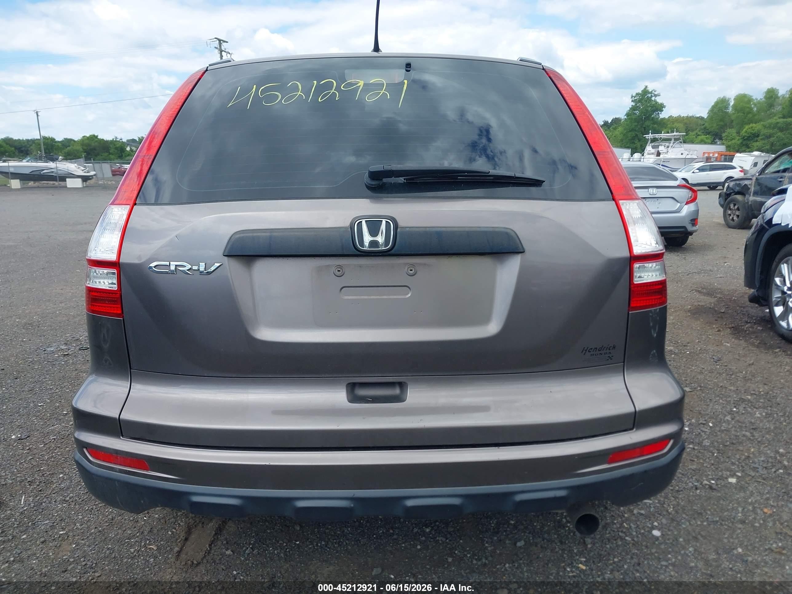 2010 Honda Cr-v Lx Gray vin: 5J6RE3H32AL043757