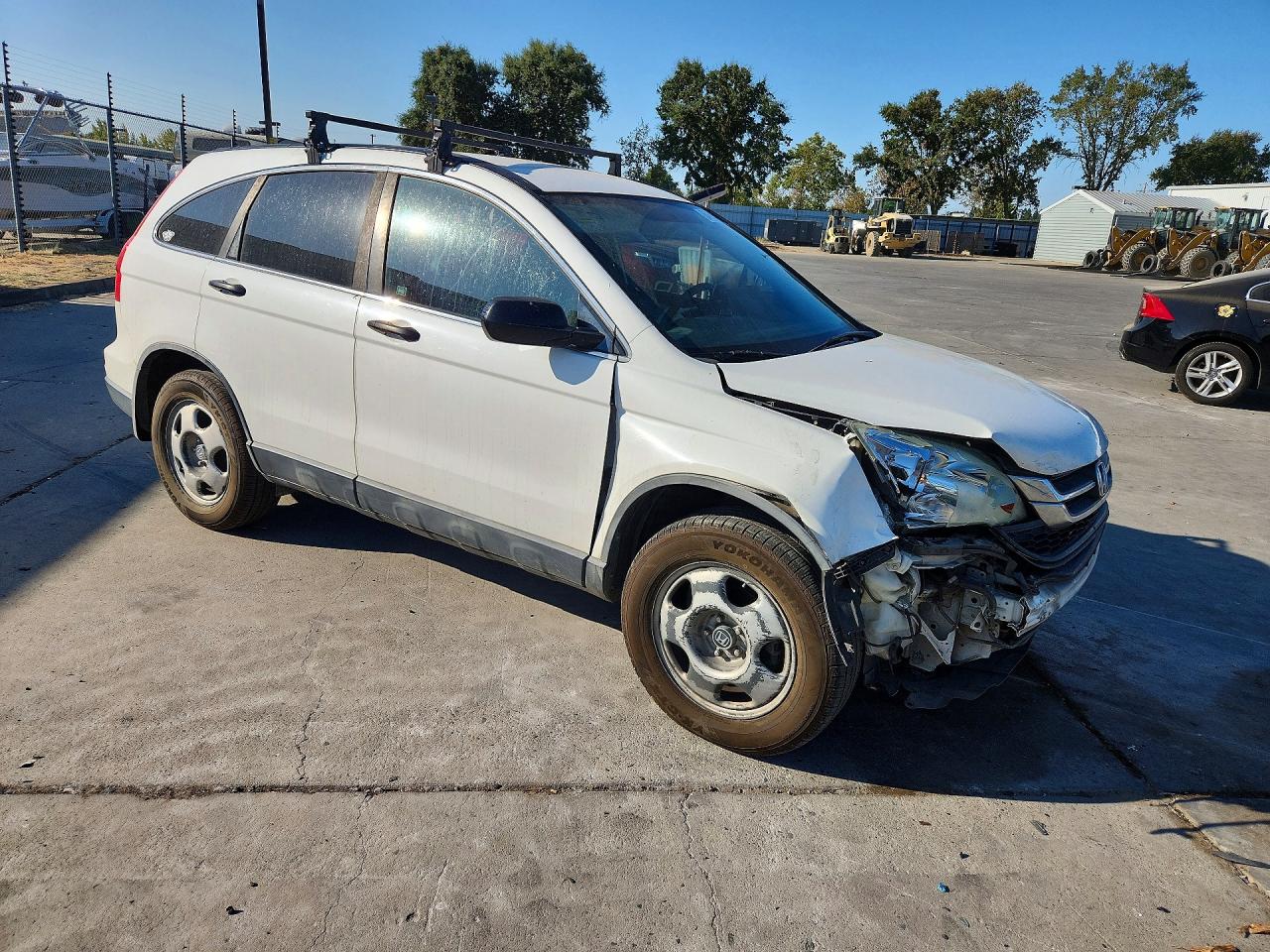 2010 Honda Cr-v Lx White vin: 5J6RE3H32AL049056