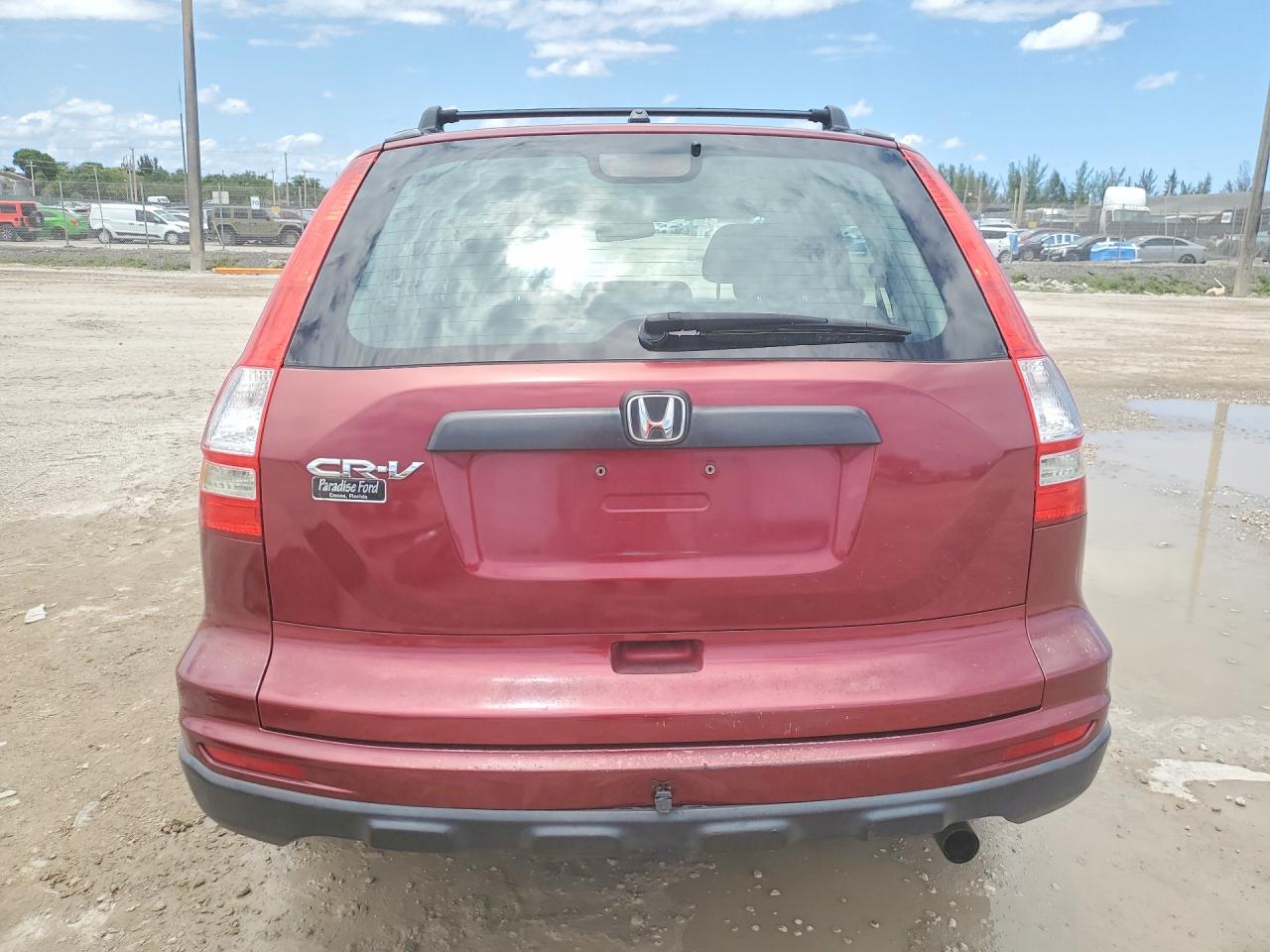 2011 Honda Cr-v Lx Burgundy vin: 5J6RE3H32BL027477
