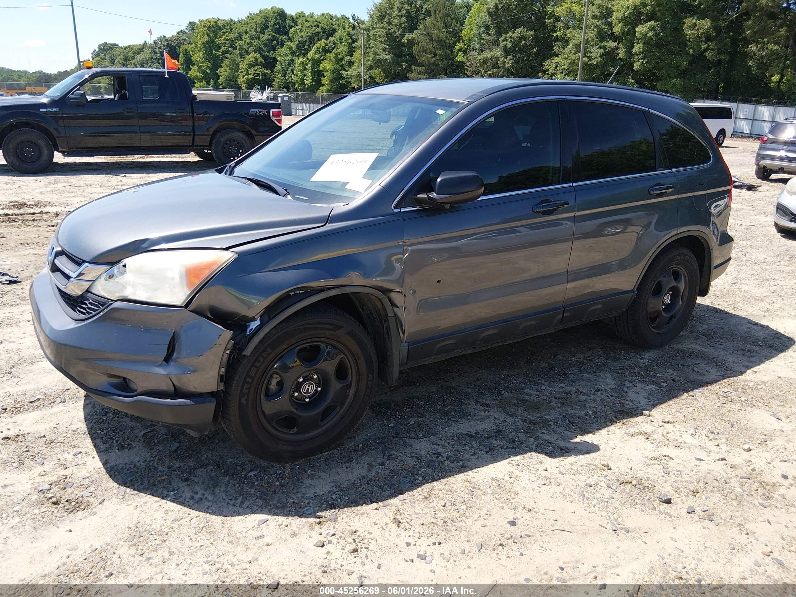 2011 Honda Cr-v Lx Gray vin: 5J6RE3H32BL038981