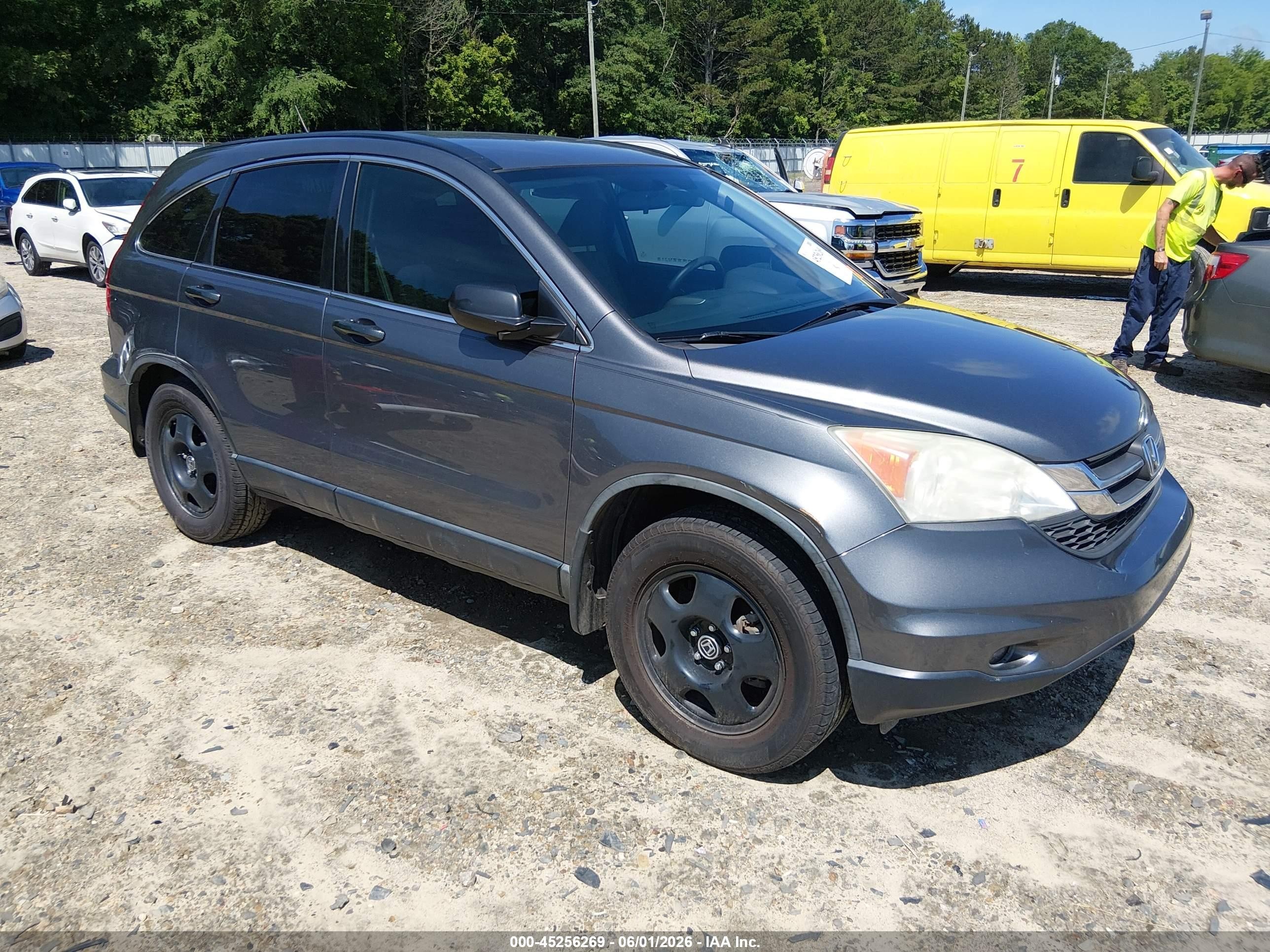 2011 Honda Cr-v Lx Gray vin: 5J6RE3H32BL038981