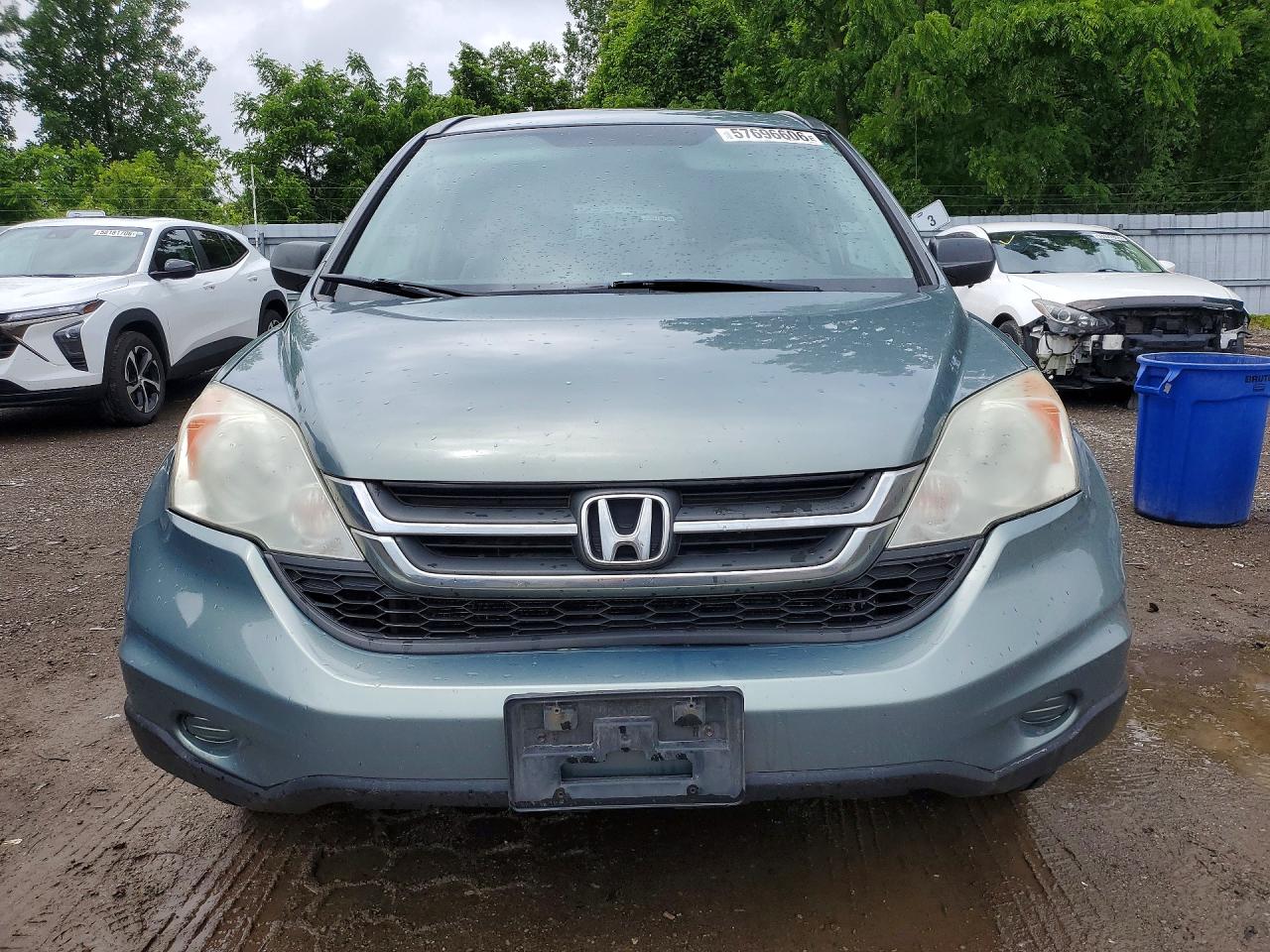 2011 Honda Cr-v Lx Turquoise vin: 5J6RE3H32BL802179