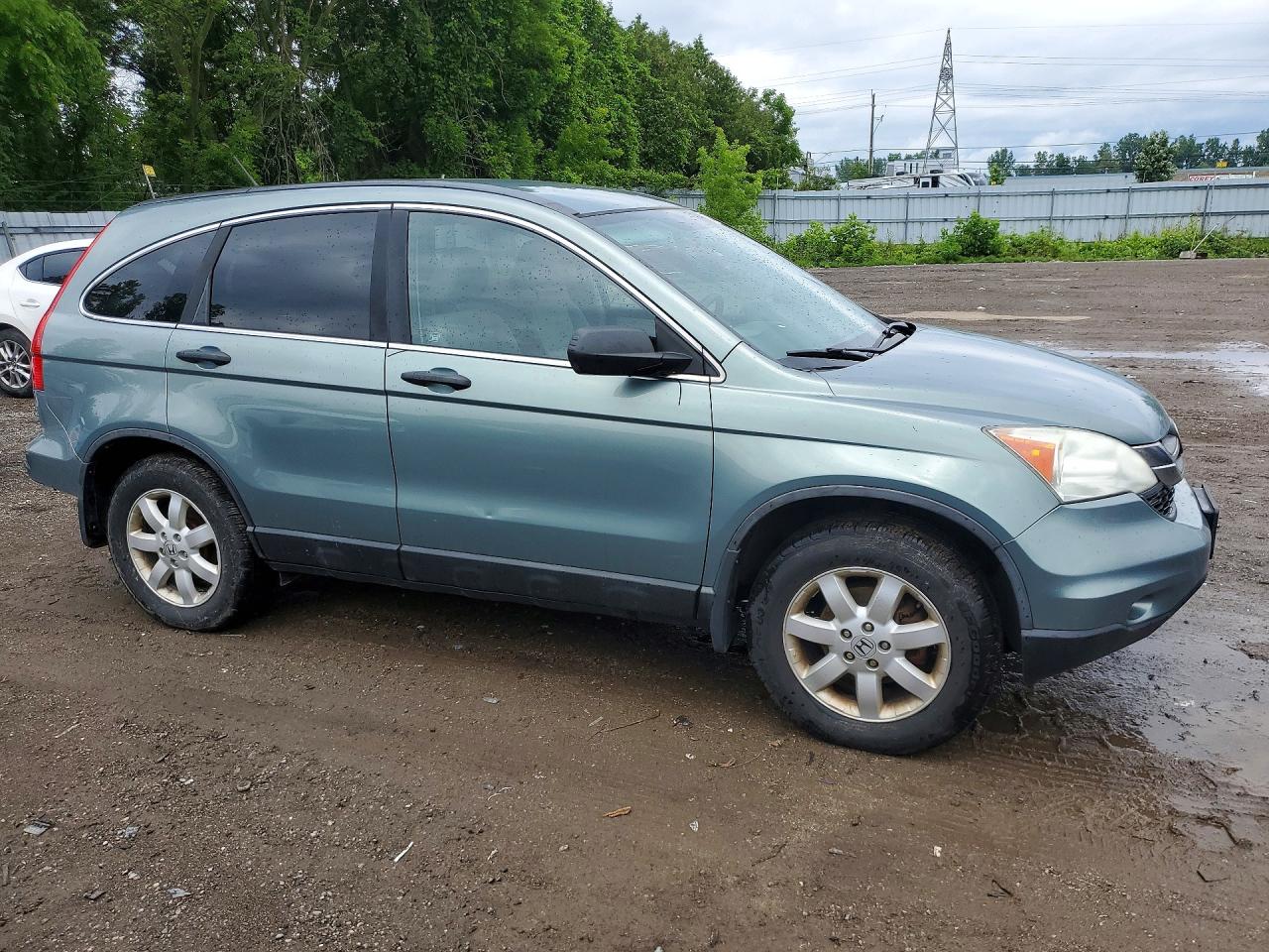 2011 Honda Cr-v Lx Turquoise vin: 5J6RE3H32BL802179