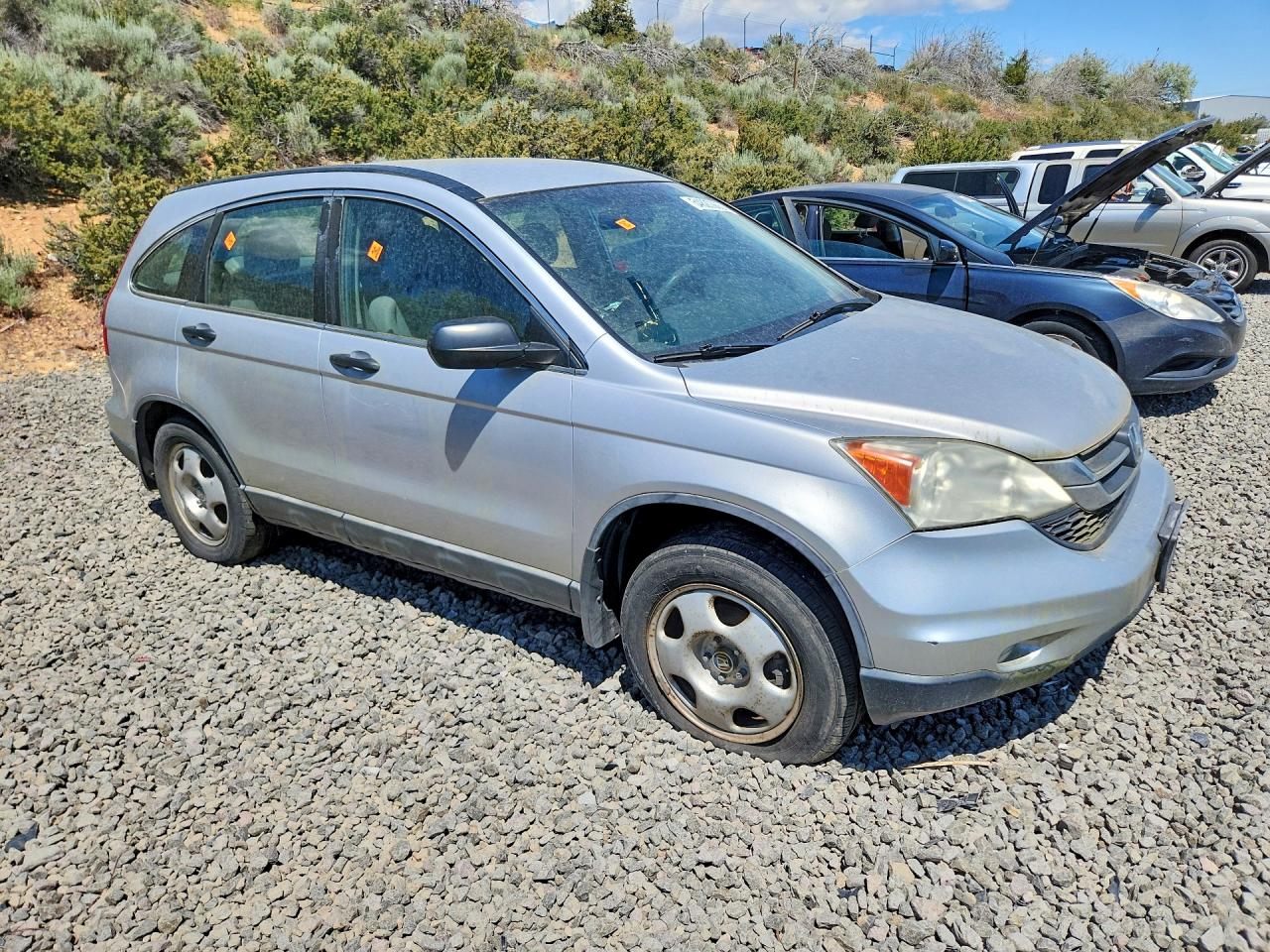 2010 Honda Cr-v Lx Silver vin: 5J6RE3H33AL012145