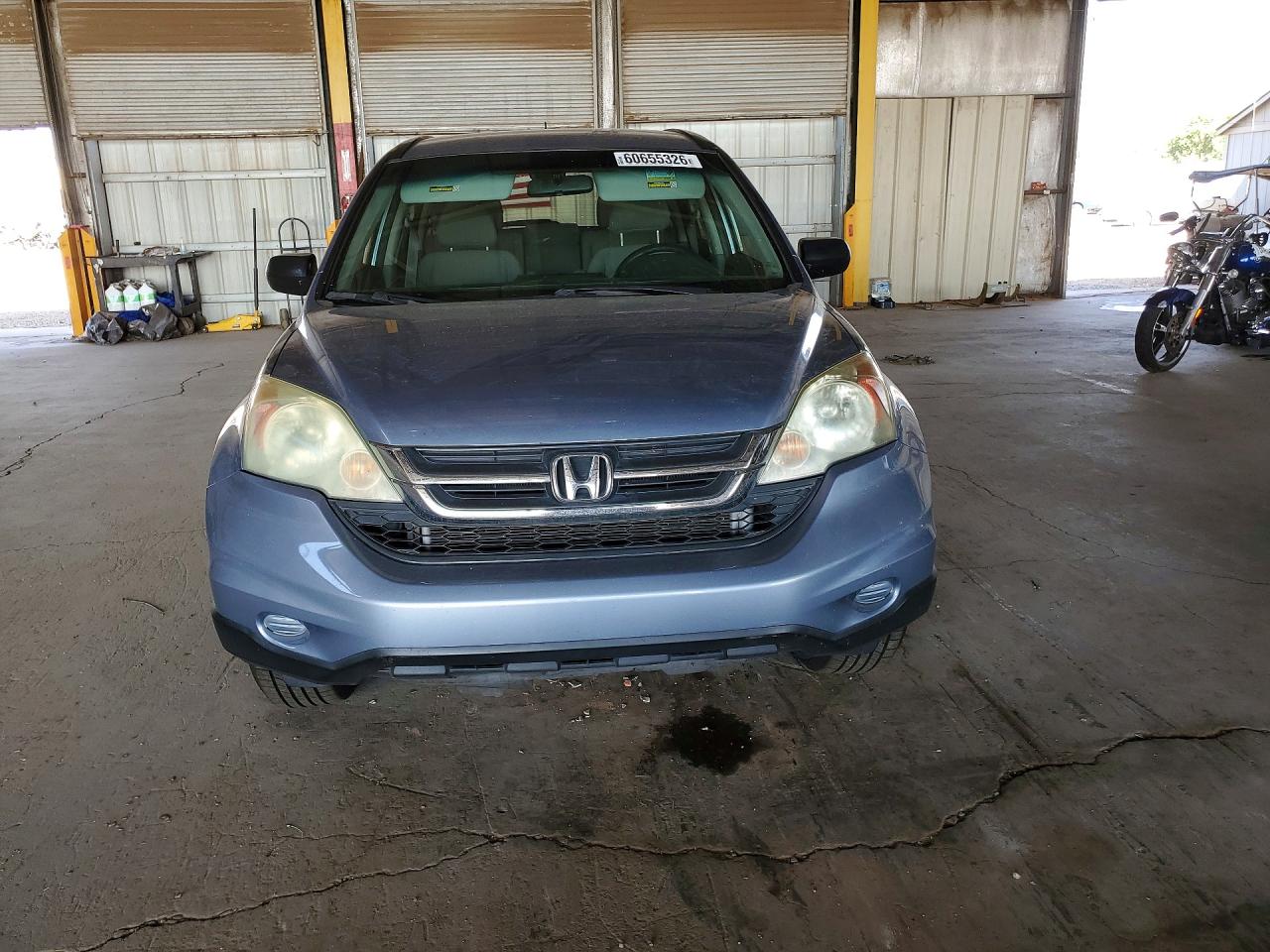 2010 Honda Cr-v Lx Blue vin: 5J6RE3H33AL013182