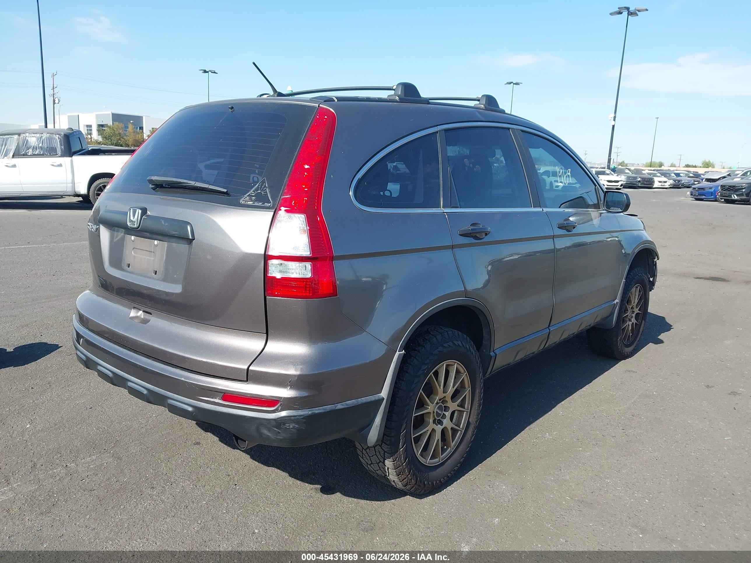 2010 Honda Cr-v Lx Brown vin: 5J6RE3H33AL015319