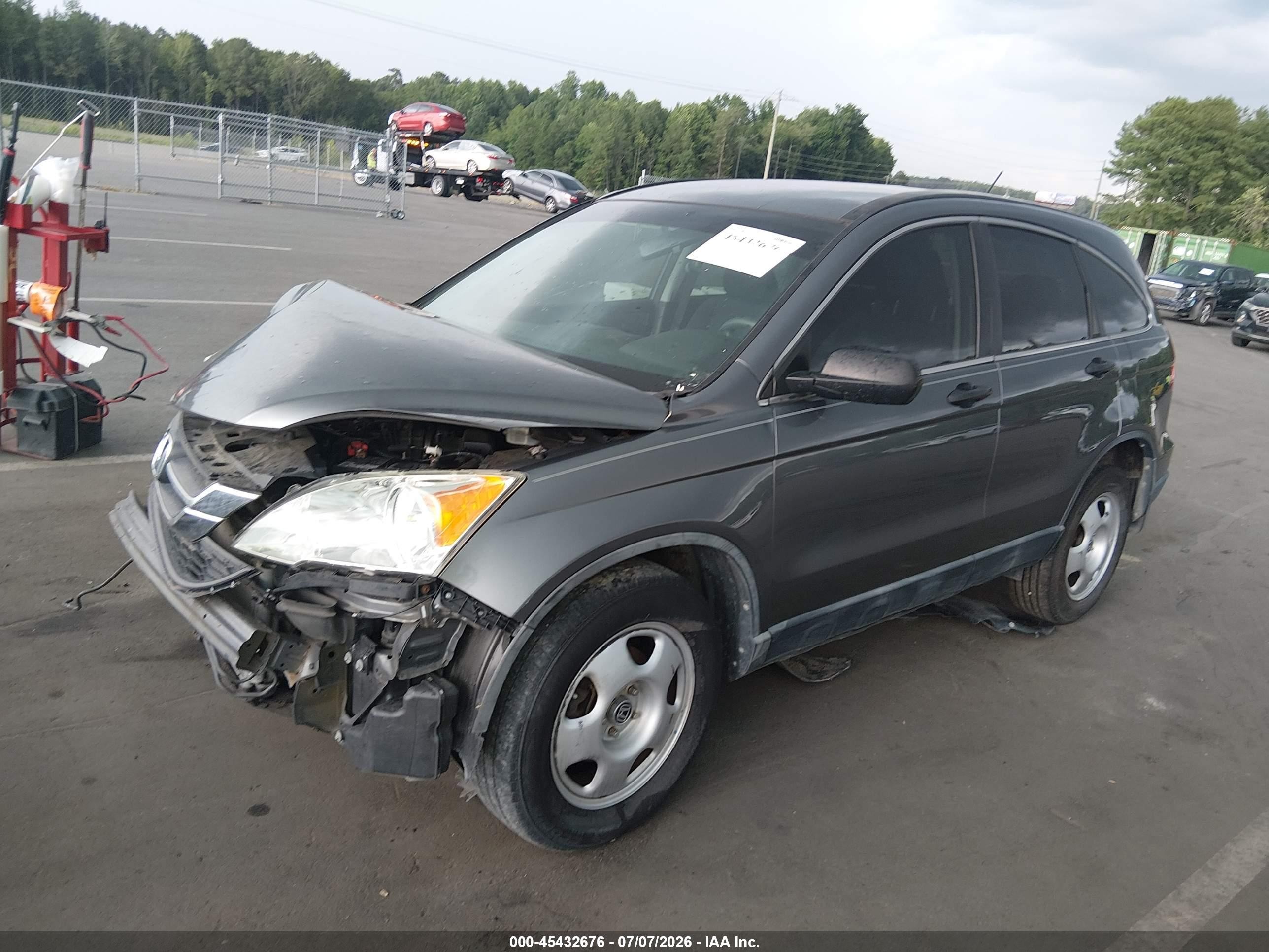 2010 Honda Cr-v Lx Gray vin: 5J6RE3H33AL042049