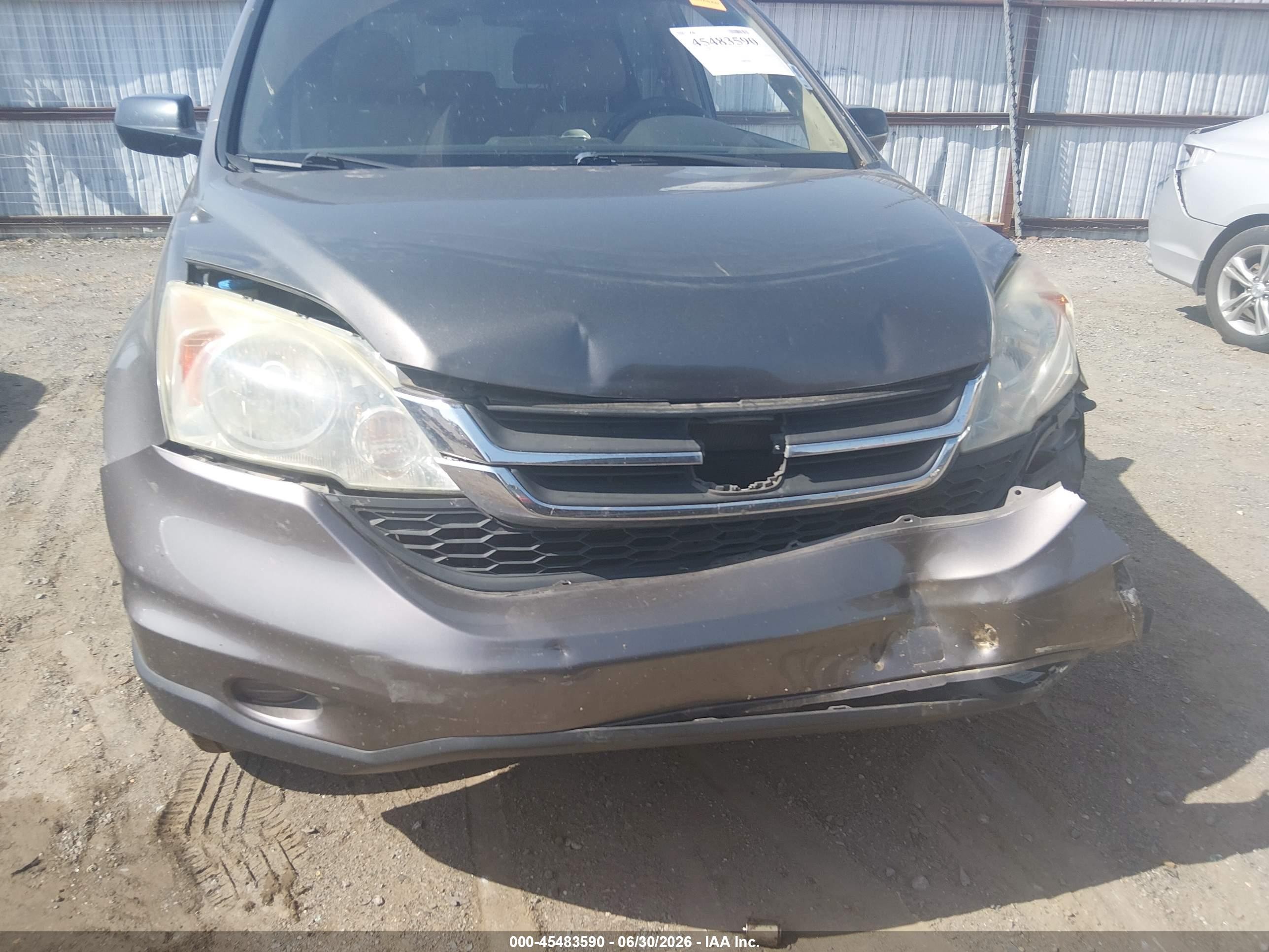 2010 Honda Cr-v Lx Gray vin: 5J6RE3H34AL012798