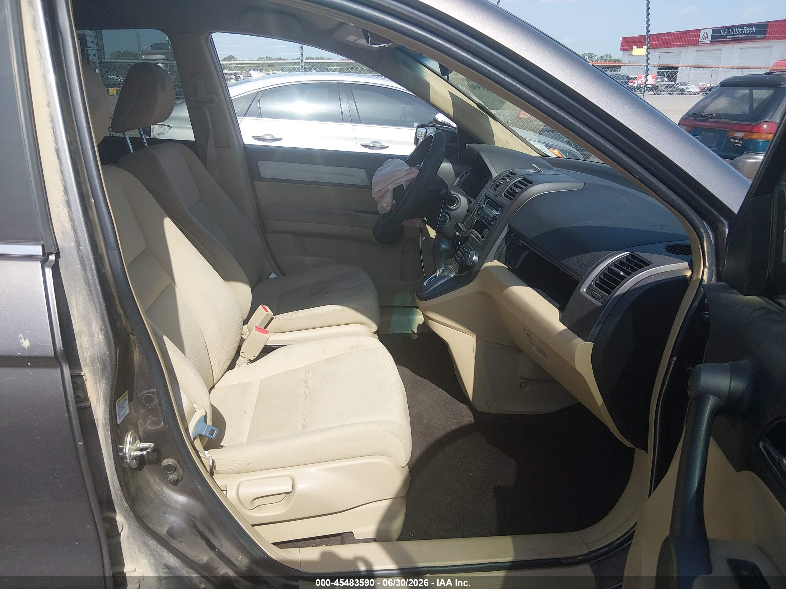 2010 Honda Cr-v Lx Gray vin: 5J6RE3H34AL012798