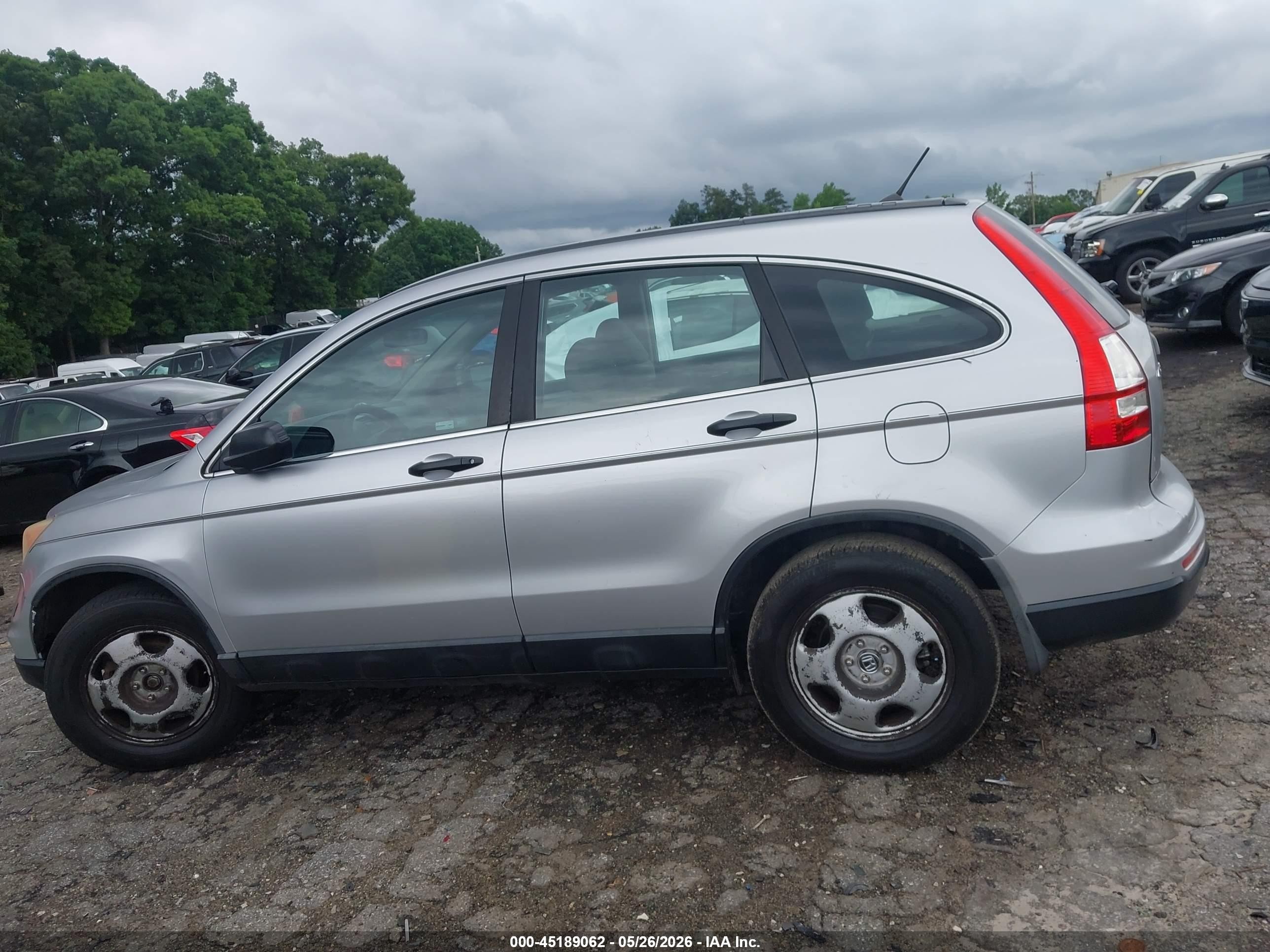 2010 Honda Cr-v Lx Silver vin: 5J6RE3H34AL022912