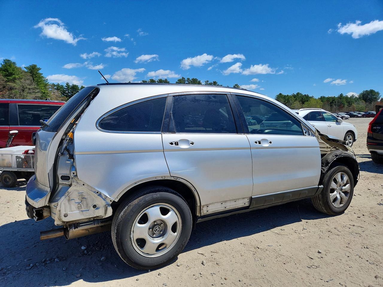 2010 Honda Cr-v Lx Silver vin: 5J6RE3H34AL046224