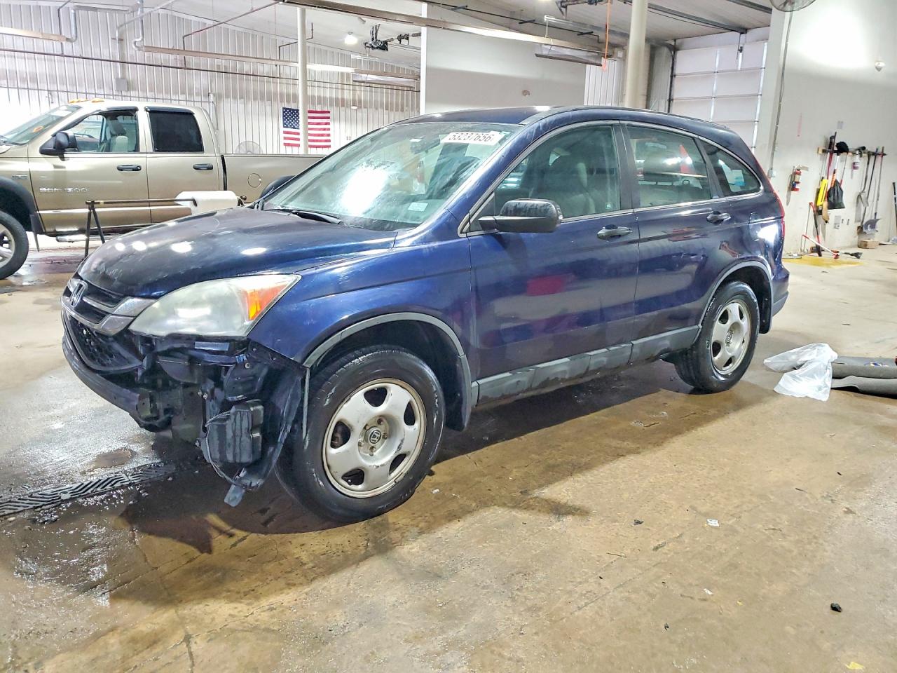 2011 Honda Cr-v Lx Blue vin: 5J6RE3H34BL002628