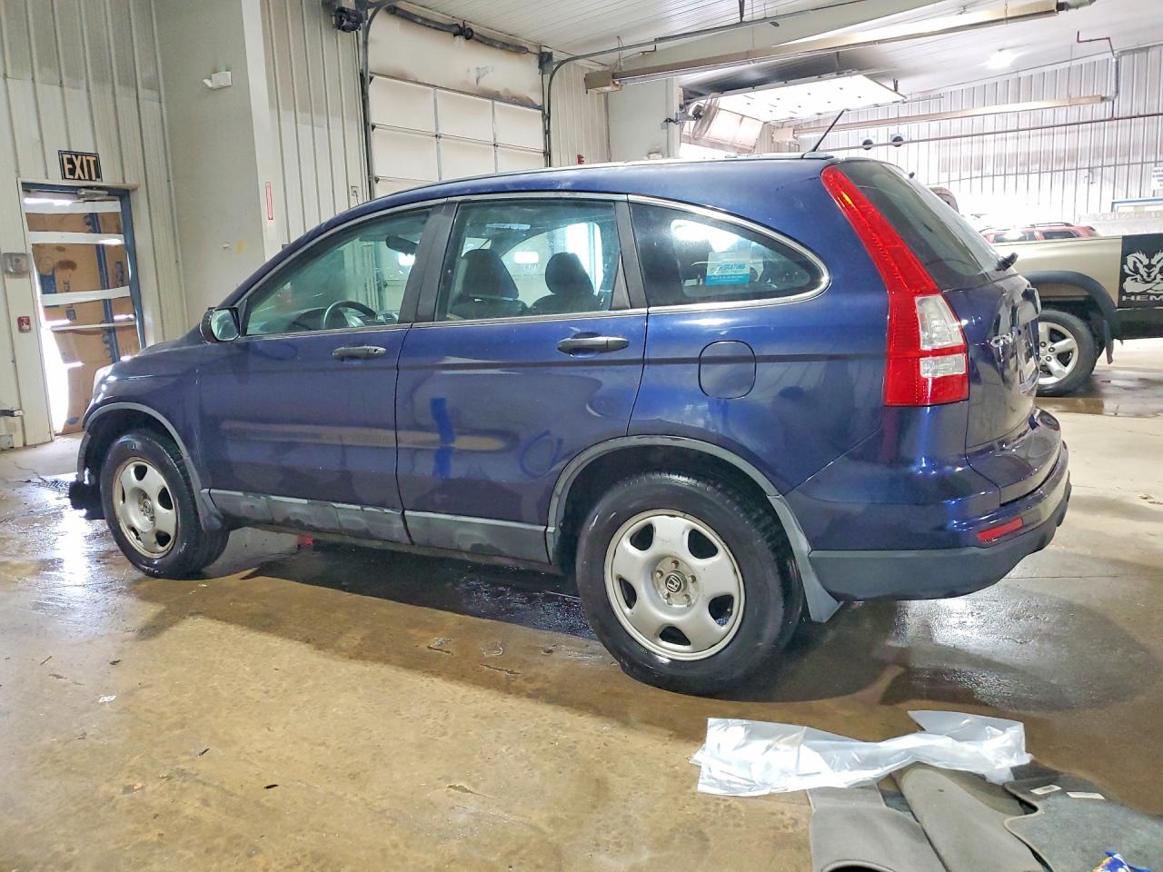 2011 Honda Cr-v Lx Blue vin: 5J6RE3H34BL002628