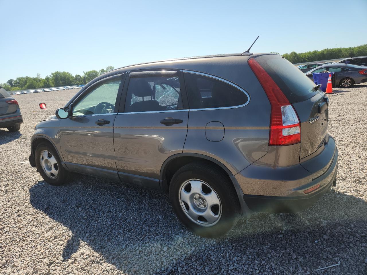 2010 Honda Cr-v Lx Gray vin: 5J6RE3H35AL010123