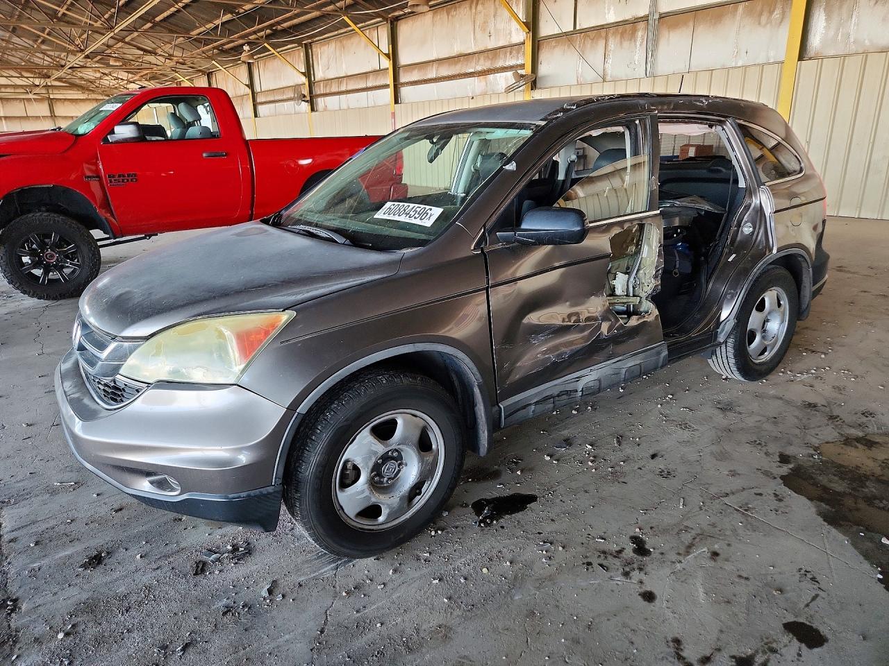 2010 Honda Cr-v Lx Beige vin: 5J6RE3H35AL012485