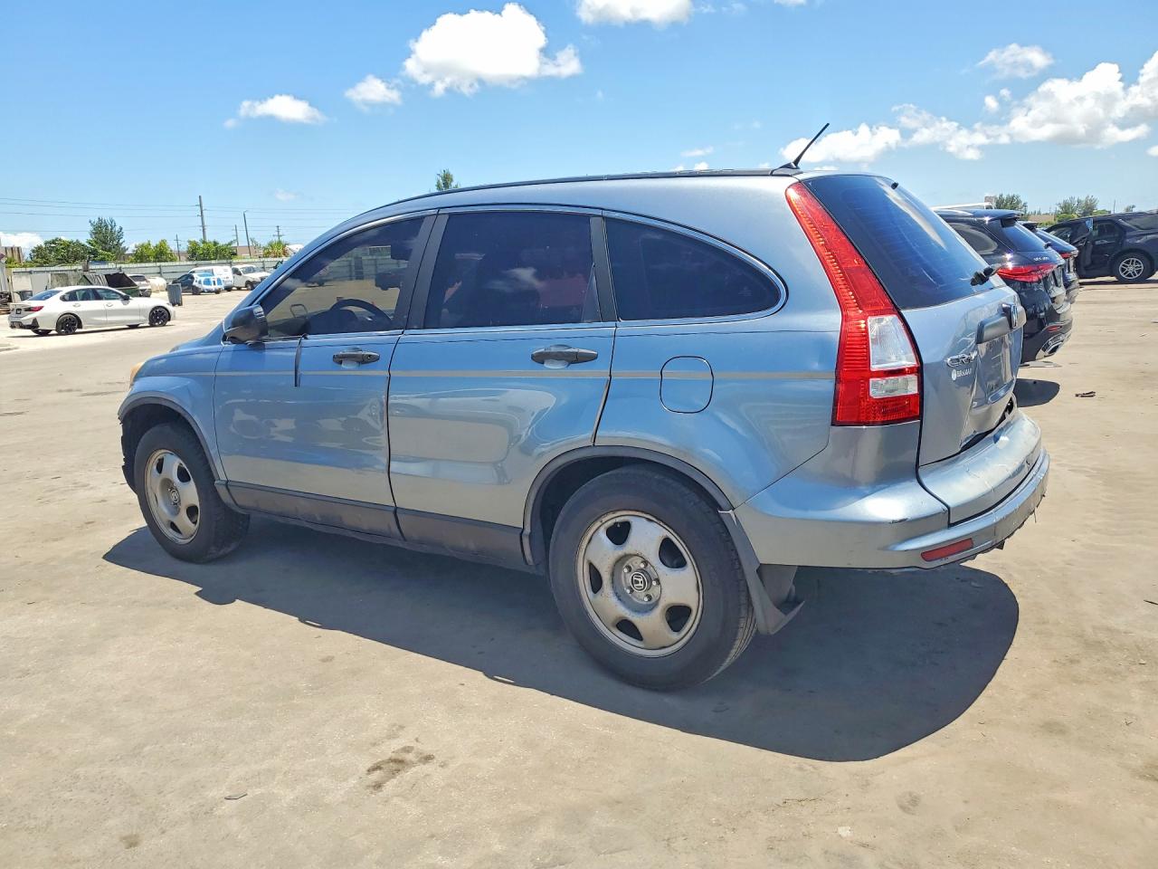 2010 Honda Cr-v Lx Blue vin: 5J6RE3H35AL013166