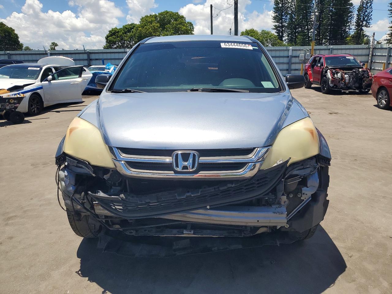 2010 Honda Cr-v Lx Blue vin: 5J6RE3H35AL013166