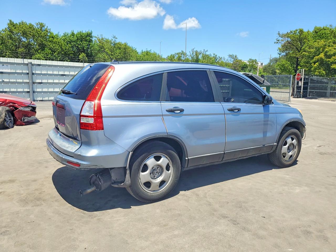 2010 Honda Cr-v Lx Blue vin: 5J6RE3H35AL013166