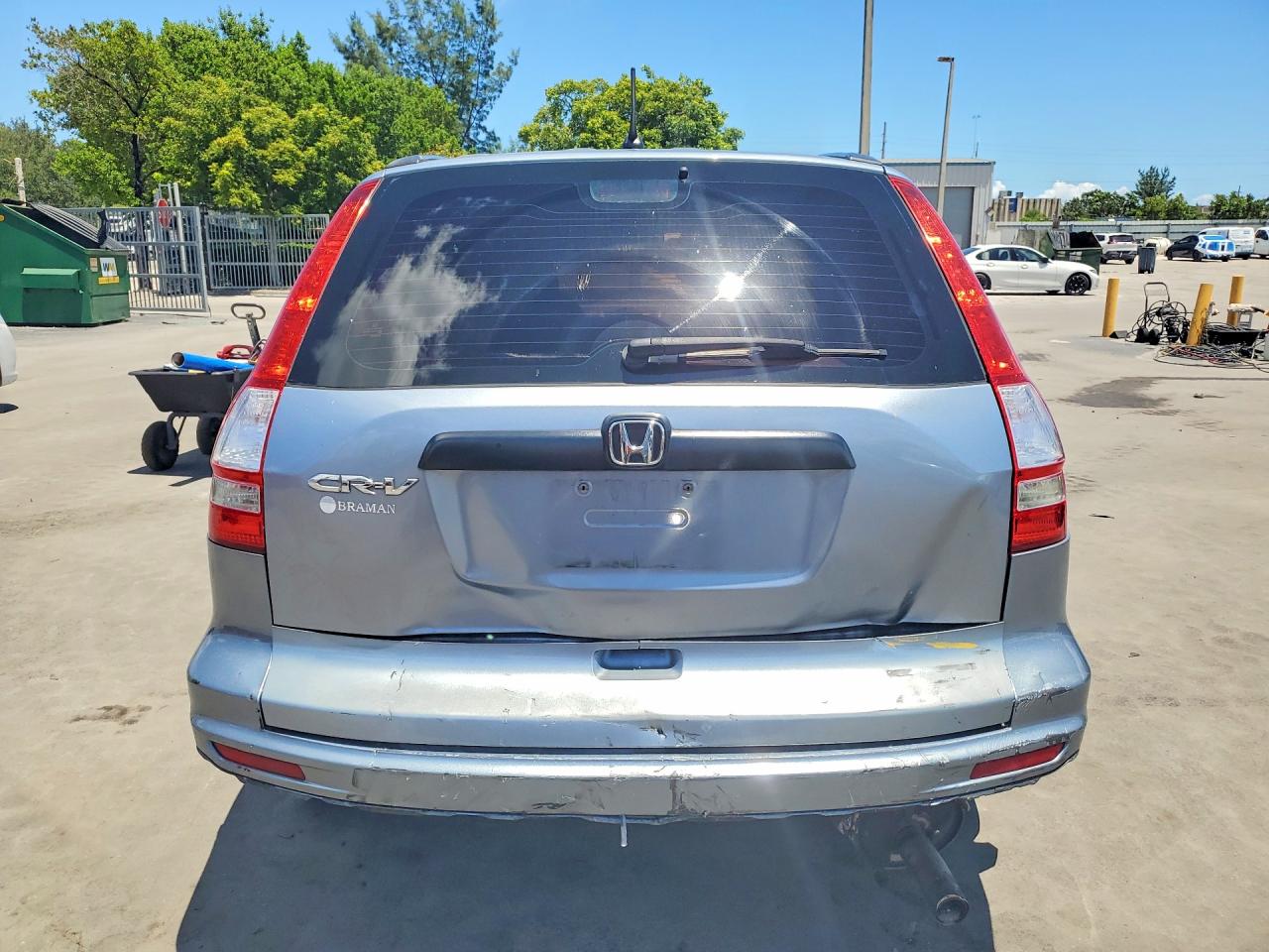 2010 Honda Cr-v Lx Blue vin: 5J6RE3H35AL013166