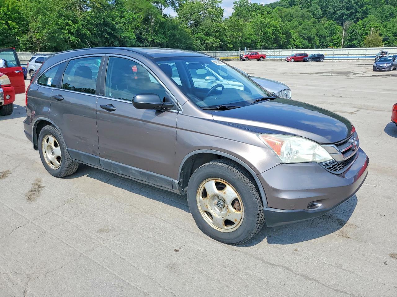 2010 Honda Cr-v Lx Gray vin: 5J6RE3H35AL015080