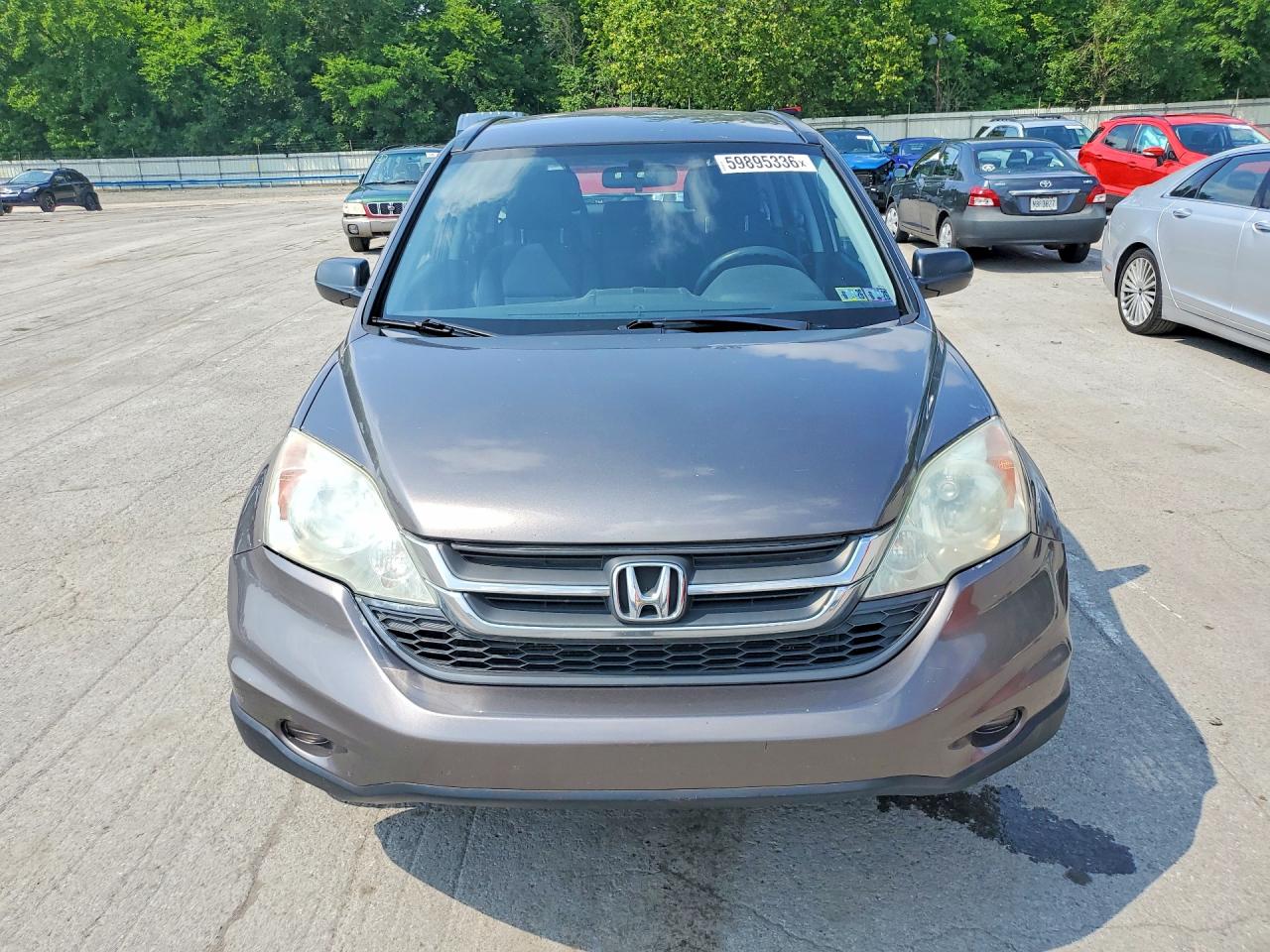 2010 Honda Cr-v Lx Gray vin: 5J6RE3H35AL015080