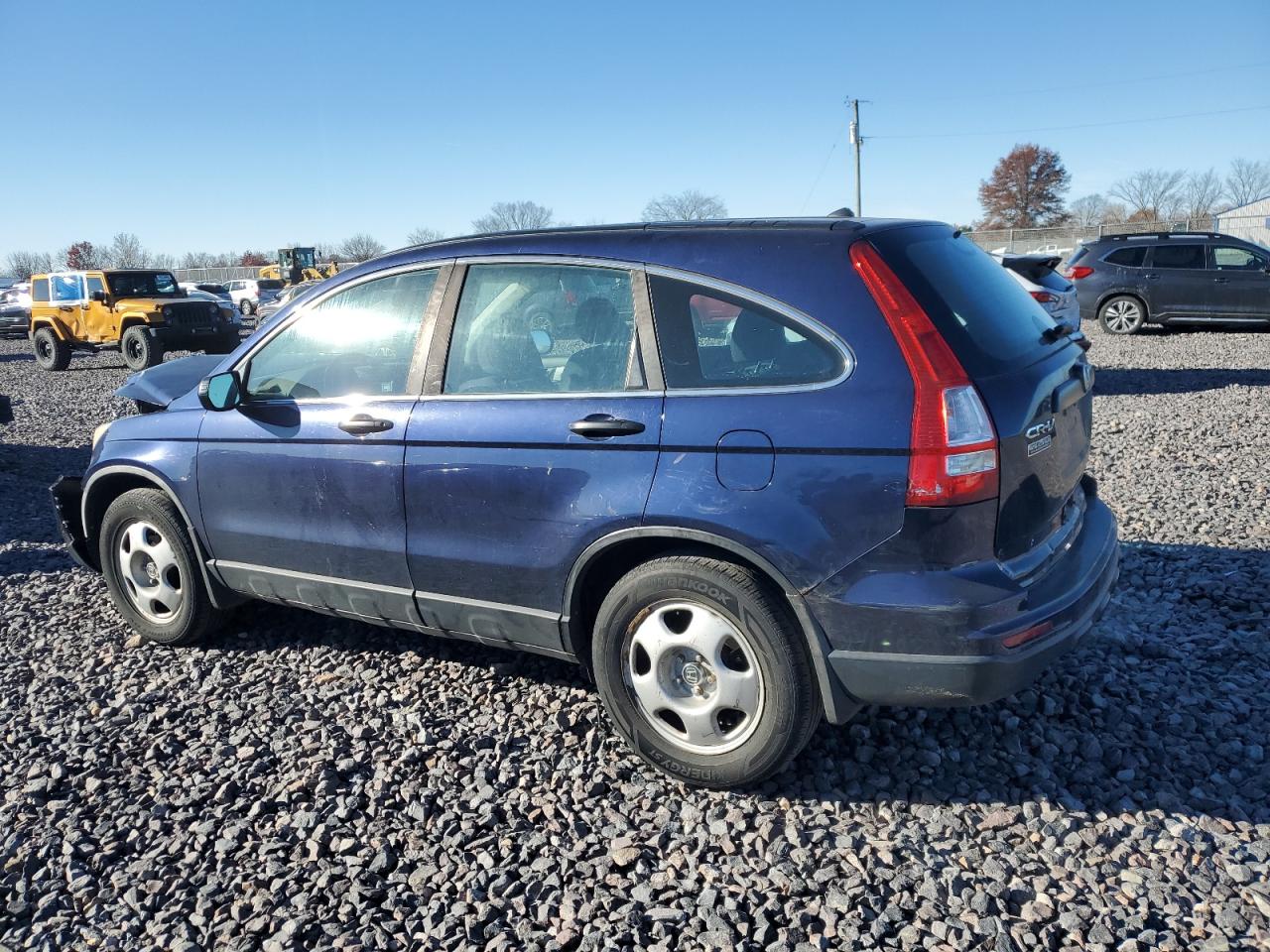 2010 Honda Cr-v Lx Blue vin: 5J6RE3H35AL016083
