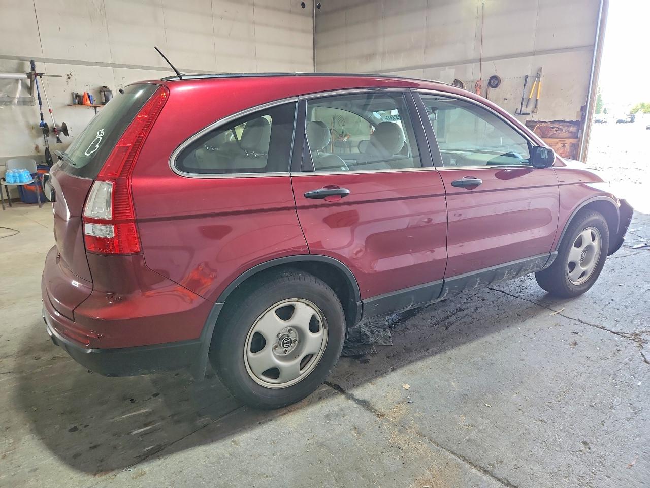 2010 Honda Cr-v Lx Burgundy vin: 5J6RE3H35AL020229