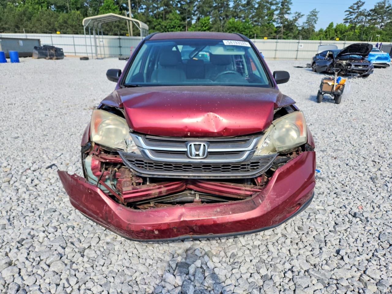 2010 Honda Cr-v Lx Red vin: 5J6RE3H35AL024443