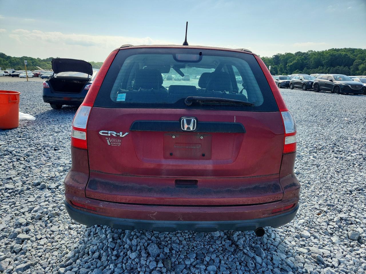 2010 Honda Cr-v Lx Red vin: 5J6RE3H35AL024443