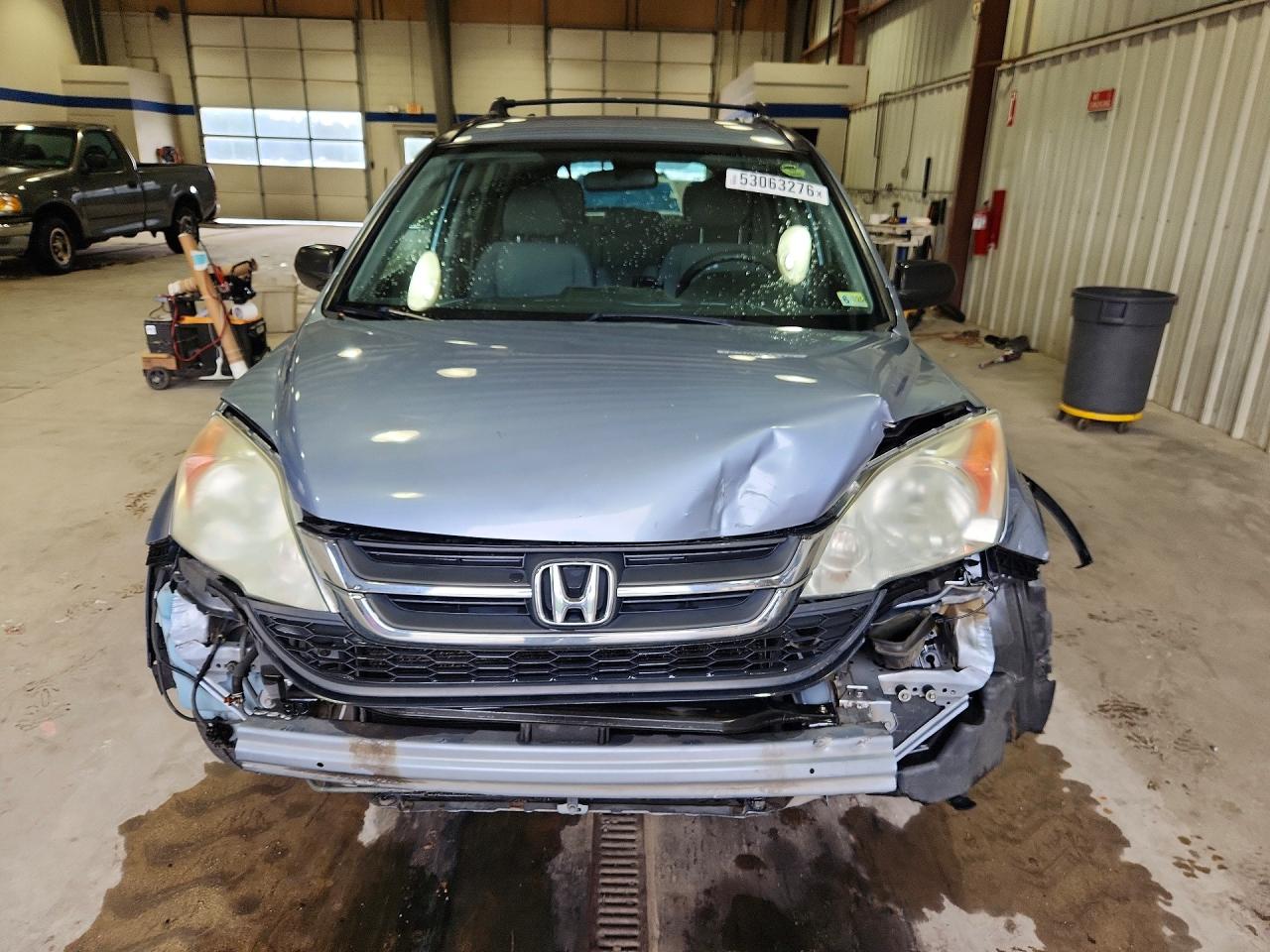 2010 Honda Cr-v Lx Blue vin: 5J6RE3H35AL044188