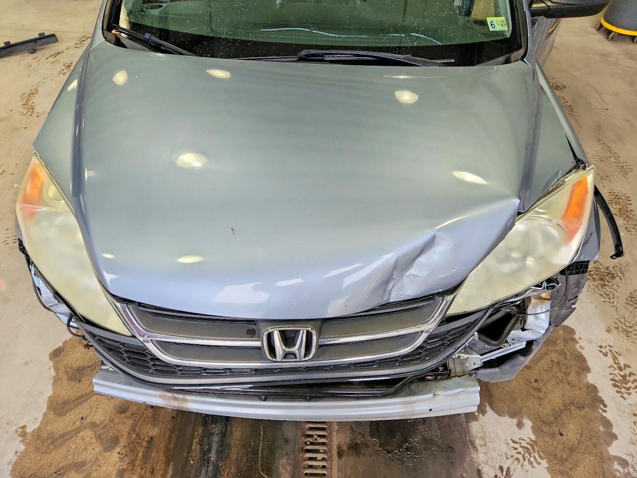 2010 Honda Cr-v Lx Blue vin: 5J6RE3H35AL044188