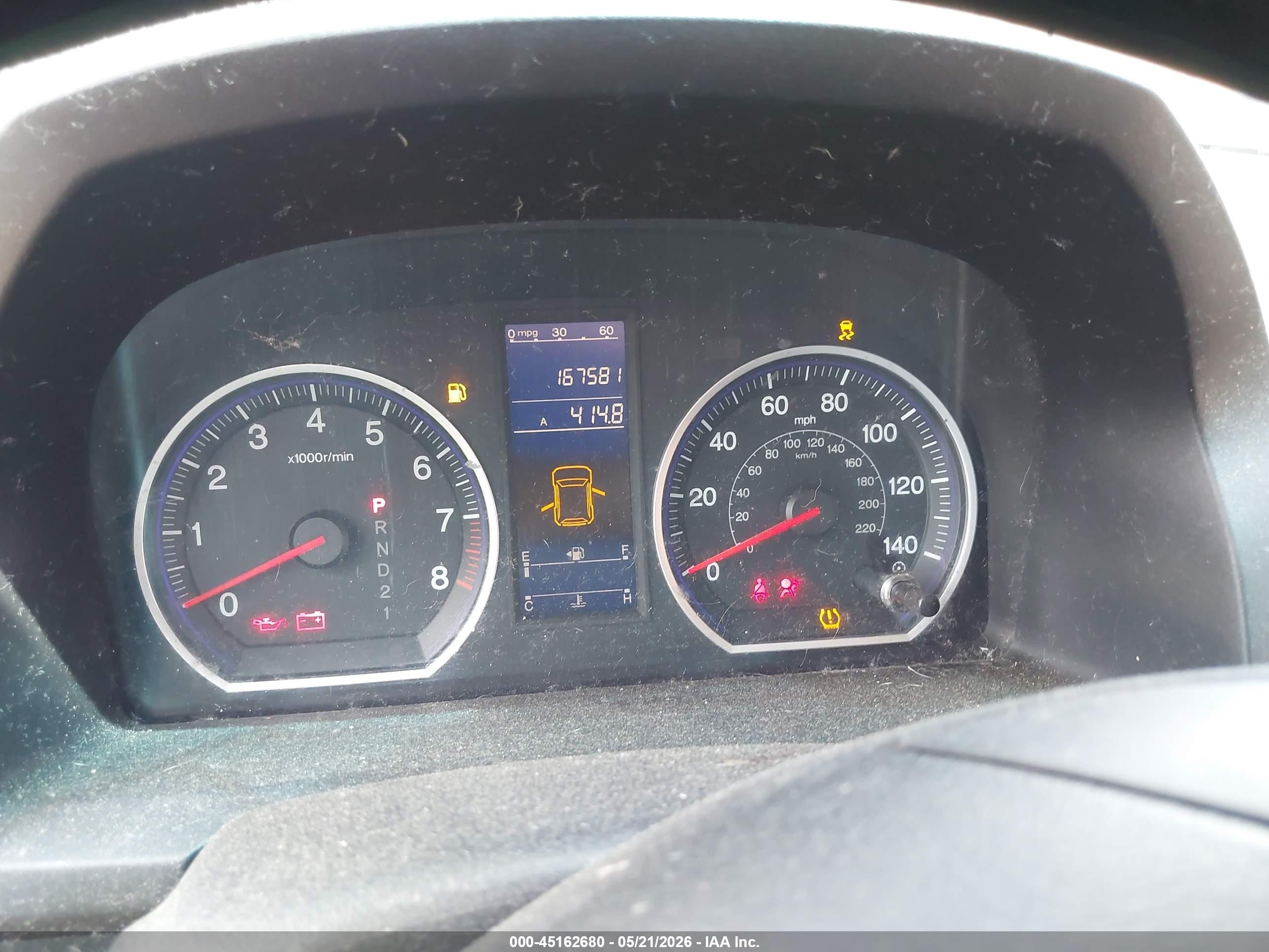 2011 Honda Cr-v Lx Blue vin: 5J6RE3H35BL020670