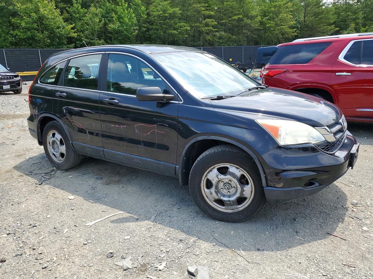 2011 Honda Cr-v Lx Black vin: 5J6RE3H35BL041132
