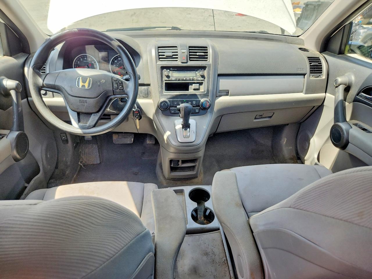 2010 Honda Cr-v Lx White vin: 5J6RE3H36AL002158