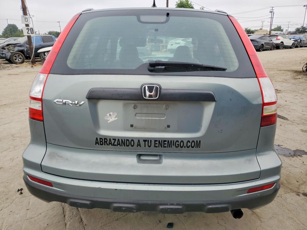 2010 Honda Cr-v Lx Green vin: 5J6RE3H36AL007084