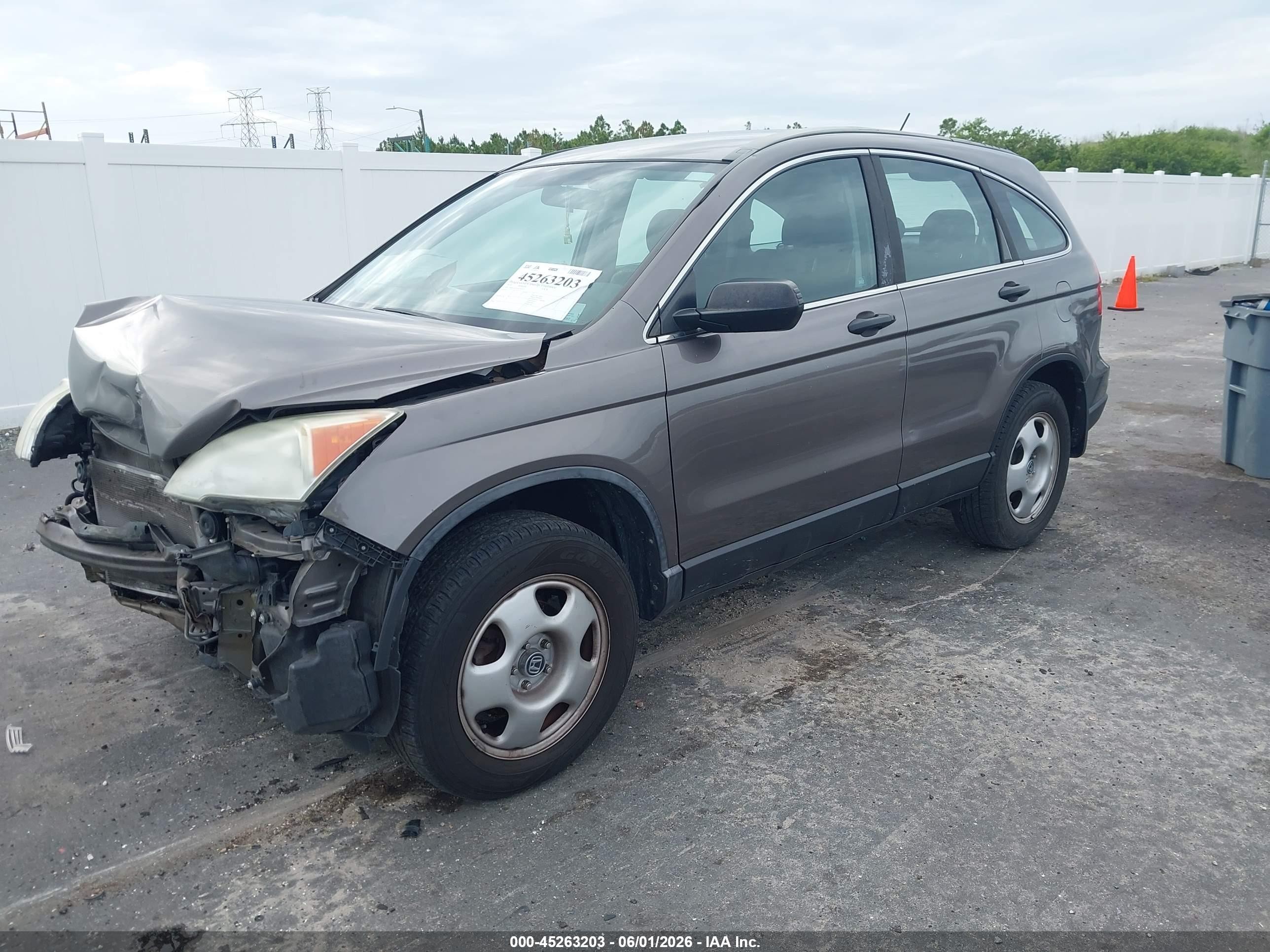 2010 Honda Cr-v Lx Gray vin: 5J6RE3H36AL017632