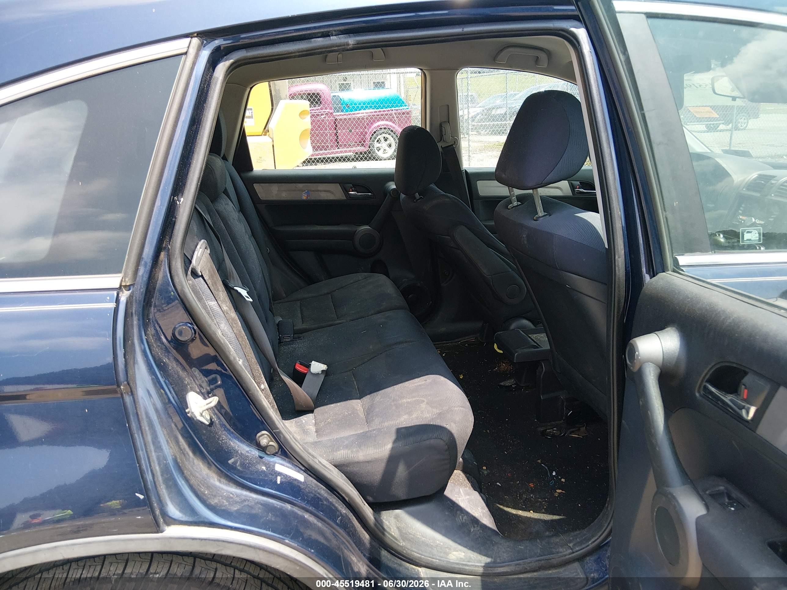 2010 Honda Cr-v Lx Blue vin: 5J6RE3H36AL024354