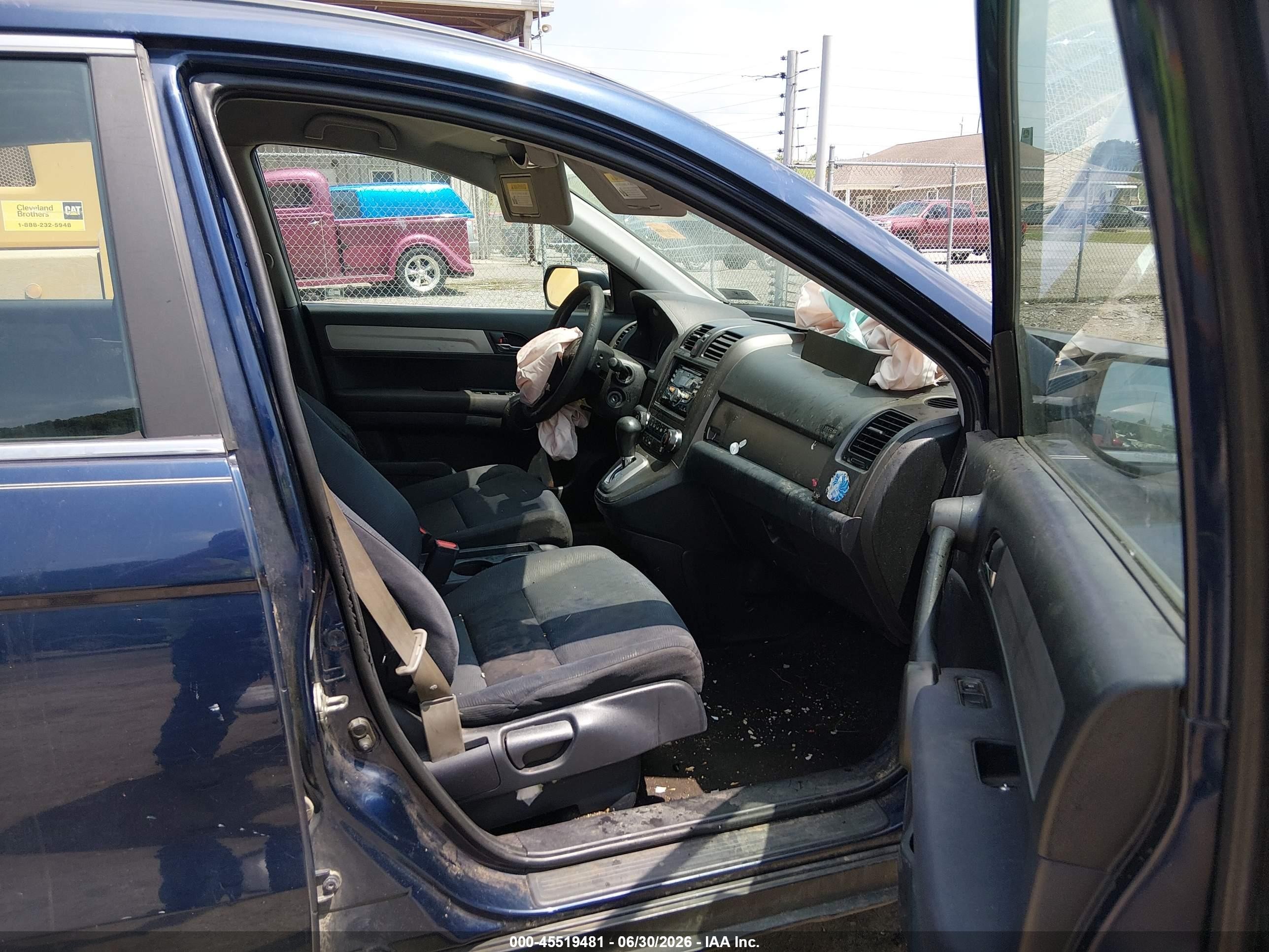 2010 Honda Cr-v Lx Blue vin: 5J6RE3H36AL024354