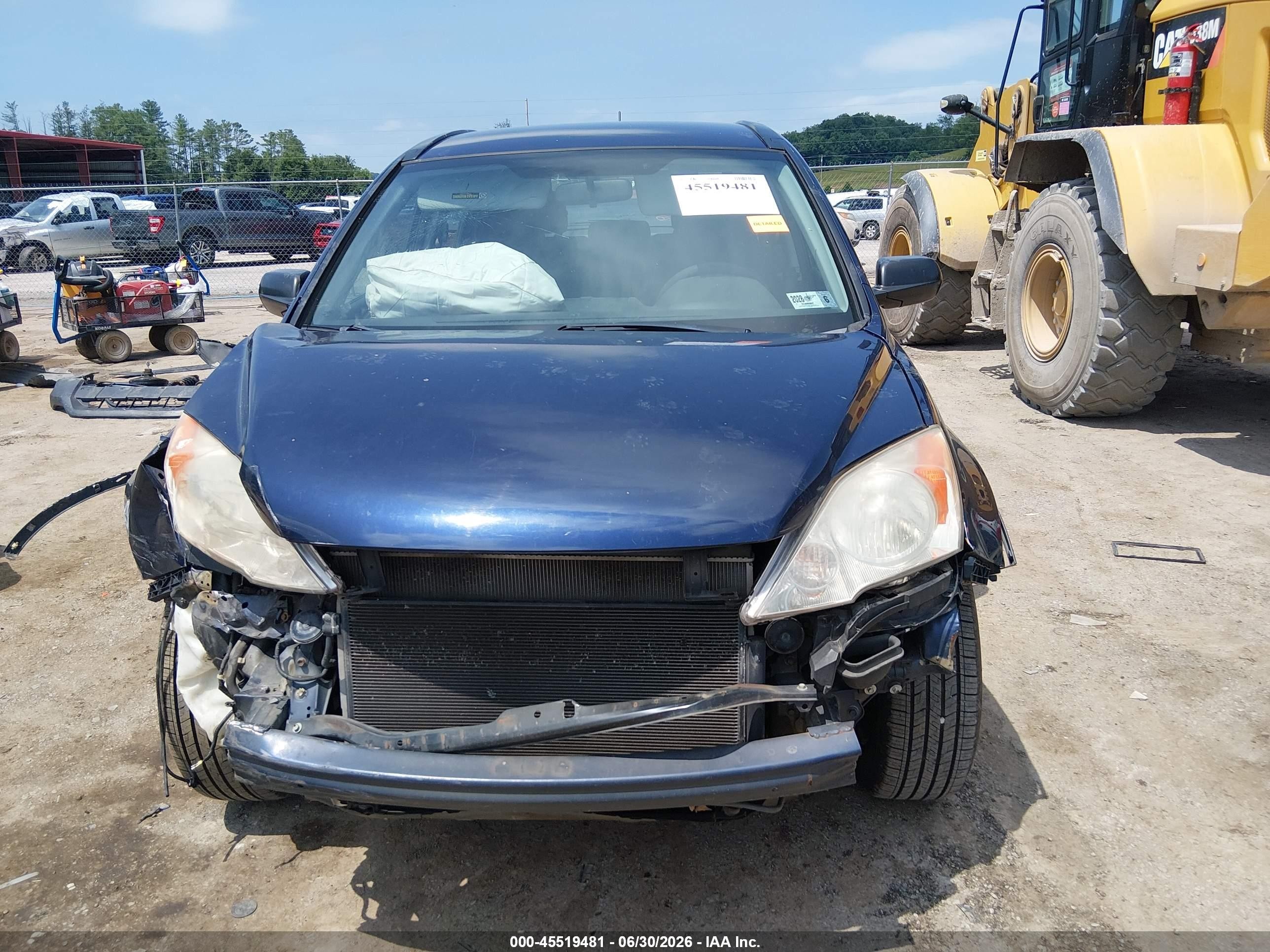 2010 Honda Cr-v Lx Blue vin: 5J6RE3H36AL024354